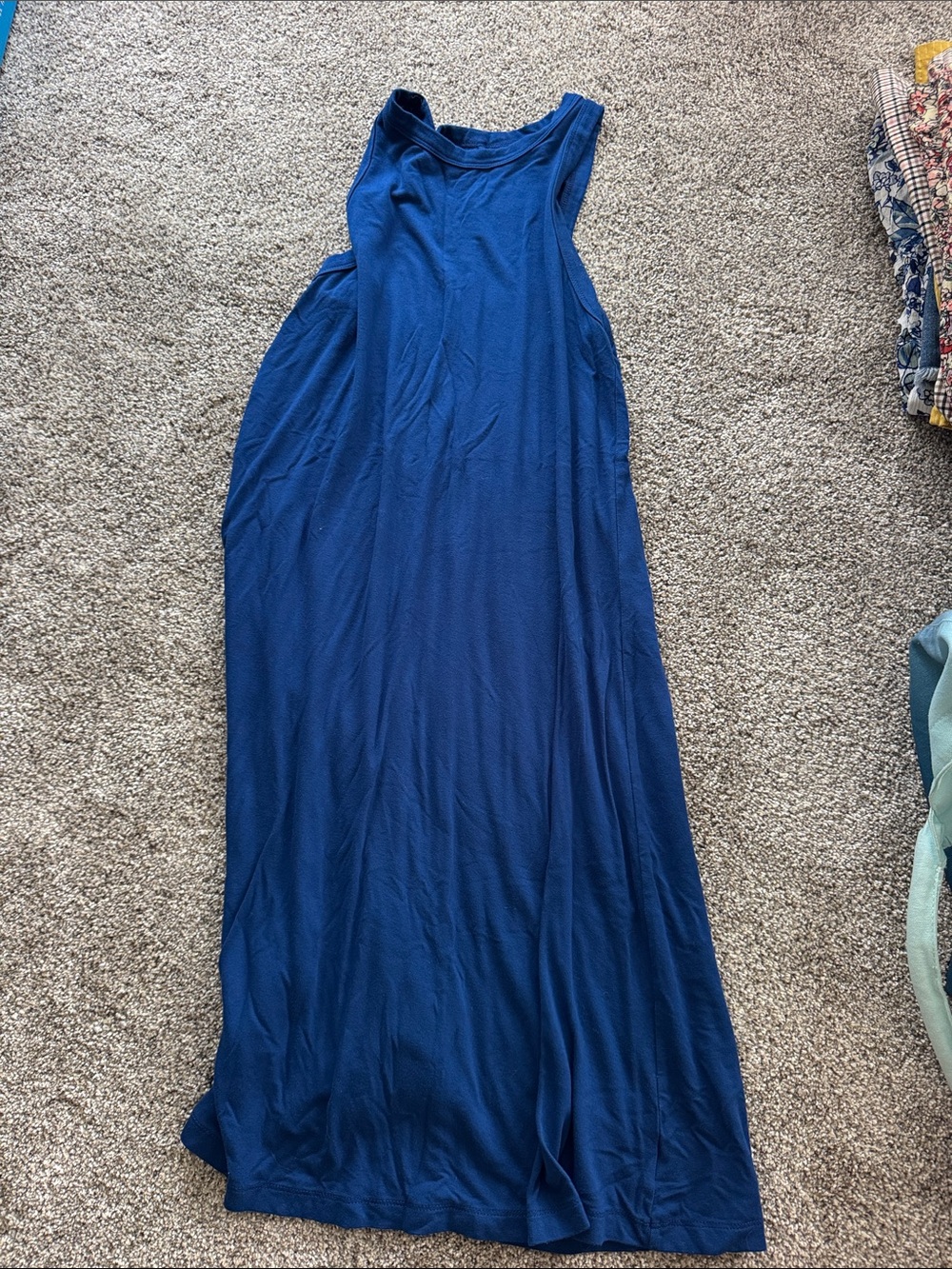 a new day Sleeveless Royal Blue Midi Dress